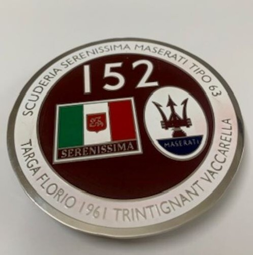 Car badge targa - car, 1961
